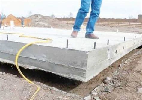 testing concrete thickness|standard concrete slab thickness.